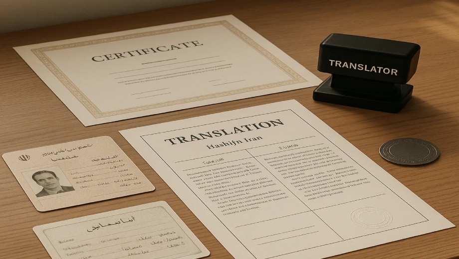 فرایند انجام ترجمه رسمی در هشتجین